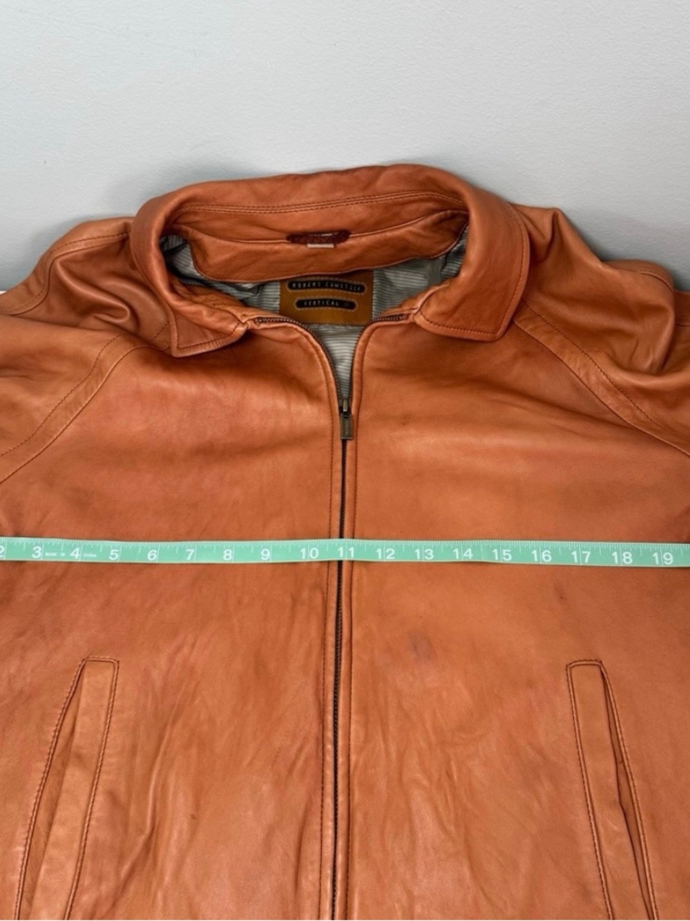 Robert Comstock Tanned Lambskin Leather Jacket Congac Tan + MATCHING BOOT & BELT - Picture 7 of 10